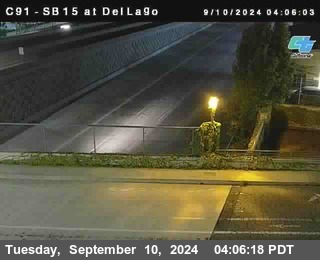 SB 15 at Del Lago bridge