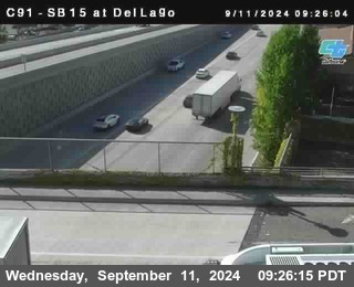 SB 15 at Del Lago bridge