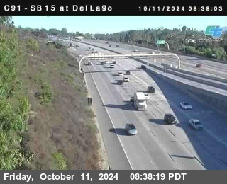 SB 15 at Del Lago bridge