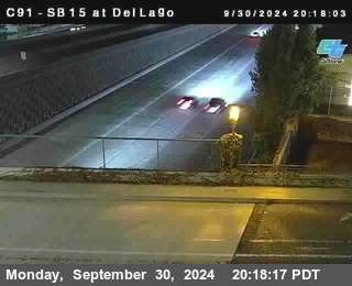 SB 15 at Del Lago bridge