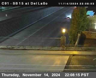 SB 15 at Del Lago bridge