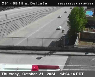 SB 15 at Del Lago bridge