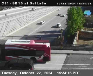 SB 15 at Del Lago bridge