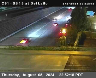 SB 15 at Del Lago bridge