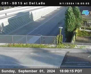 SB 15 at Del Lago bridge