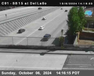 SB 15 at Del Lago bridge