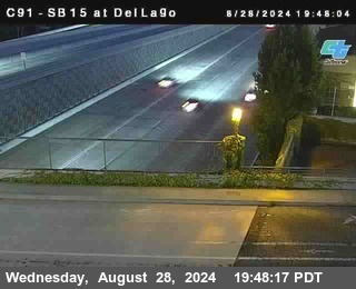 SB 15 at Del Lago bridge