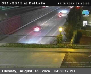 SB 15 at Del Lago bridge