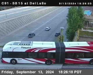 SB 15 at Del Lago bridge