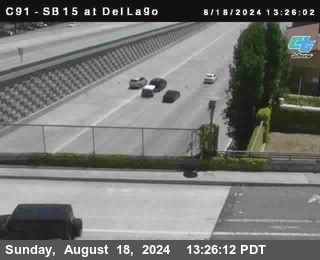 SB 15 at Del Lago bridge