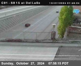 SB 15 at Del Lago bridge