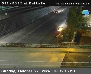 SB 15 at Del Lago bridge