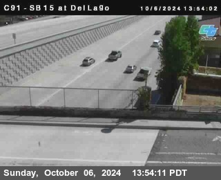 SB 15 at Del Lago bridge