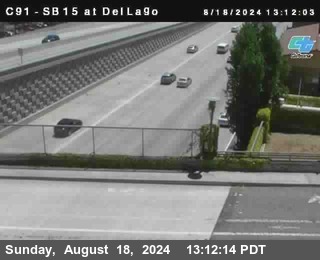 SB 15 at Del Lago bridge