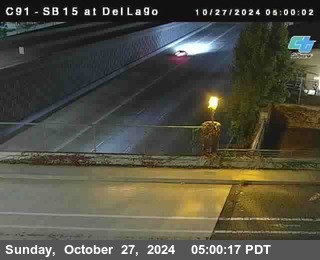 SB 15 at Del Lago bridge