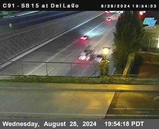 SB 15 at Del Lago bridge