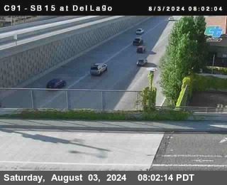 SB 15 at Del Lago bridge