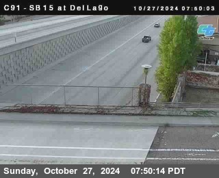 SB 15 at Del Lago bridge