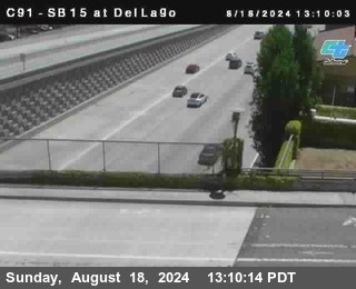 SB 15 at Del Lago bridge