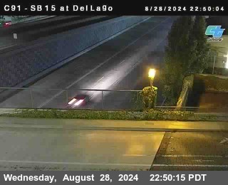 SB 15 at Del Lago bridge