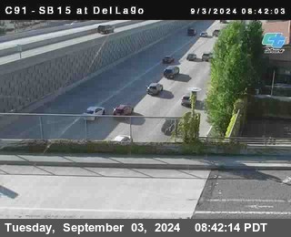 SB 15 at Del Lago bridge