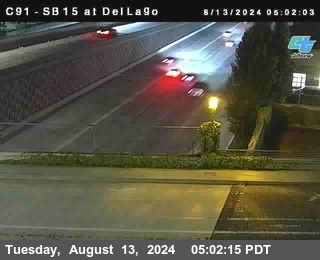 SB 15 at Del Lago bridge