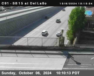 SB 15 at Del Lago bridge