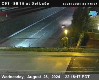 SB 15 at Del Lago bridge