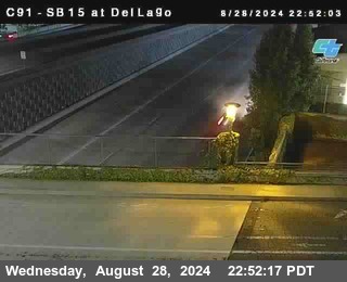 SB 15 at Del Lago bridge