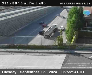 SB 15 at Del Lago bridge