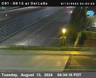 SB 15 at Del Lago bridge