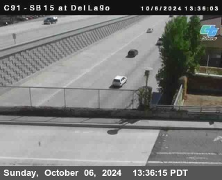 SB 15 at Del Lago bridge