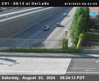 SB 15 at Del Lago bridge