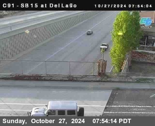 SB 15 at Del Lago bridge