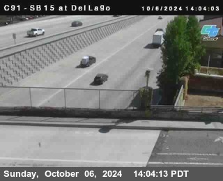 SB 15 at Del Lago bridge