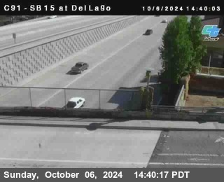 SB 15 at Del Lago bridge