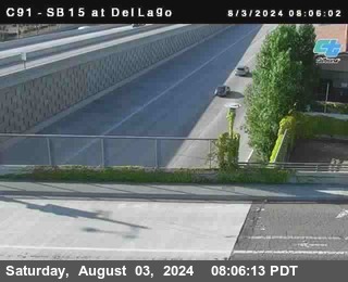 SB 15 at Del Lago bridge