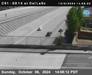 SB 15 at Del Lago bridge