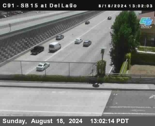 SB 15 at Del Lago bridge