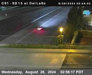 SB 15 at Del Lago bridge