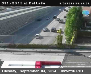 SB 15 at Del Lago bridge