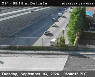 SB 15 at Del Lago bridge