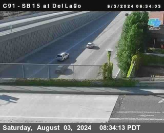 SB 15 at Del Lago bridge