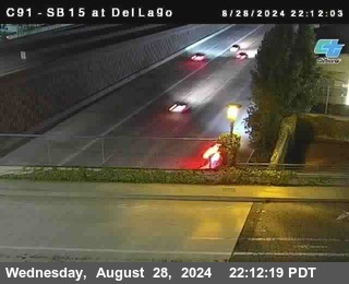 SB 15 at Del Lago bridge