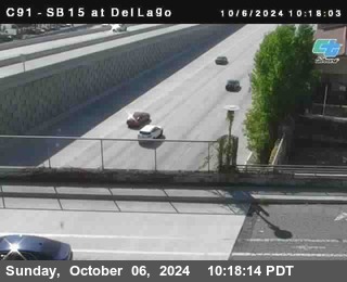 SB 15 at Del Lago bridge