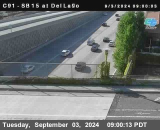 SB 15 at Del Lago bridge