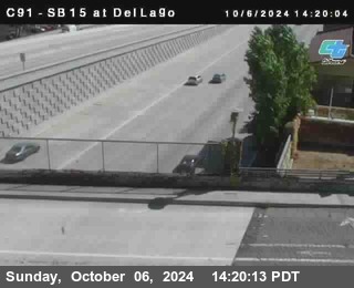 SB 15 at Del Lago bridge