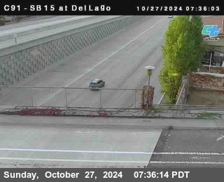 SB 15 at Del Lago bridge