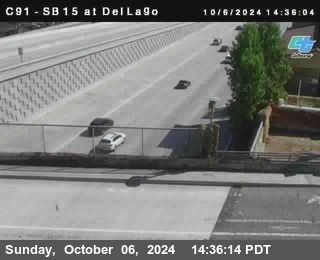 SB 15 at Del Lago bridge