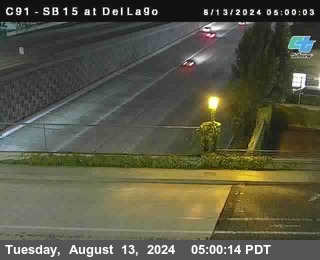 SB 15 at Del Lago bridge